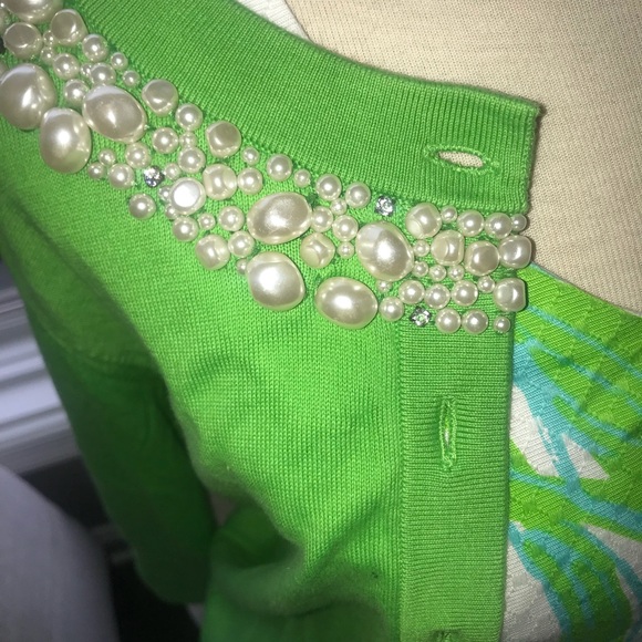 KATE SPADE PEARL CARDIGAN - Picture 2 of 4
